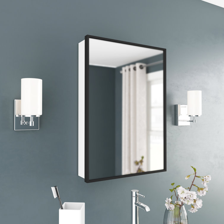 Wade Logan® Clapp Surface Mount Framed 1 Door Medicine with 2